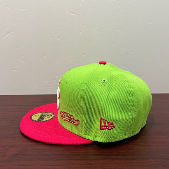 New Era x Big League Chew, 59Fifty Fitted Hat, Tampa Bay Rays, Watermelon - Picture 6 of 12